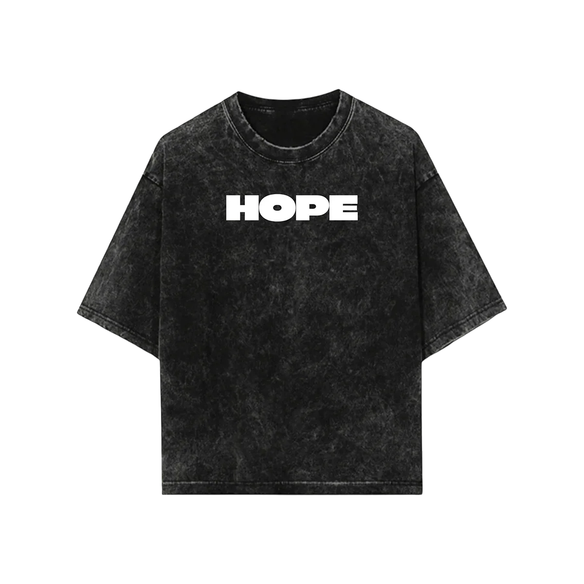 THE HOPE ACID WASH OVERSIZED TEE