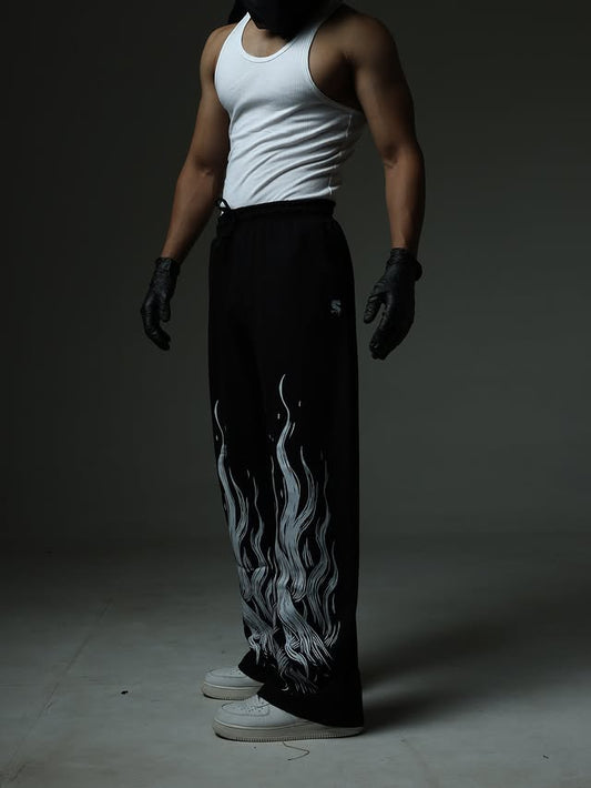 METEOR UNISEX BAGGY FIT SWEATPANTS