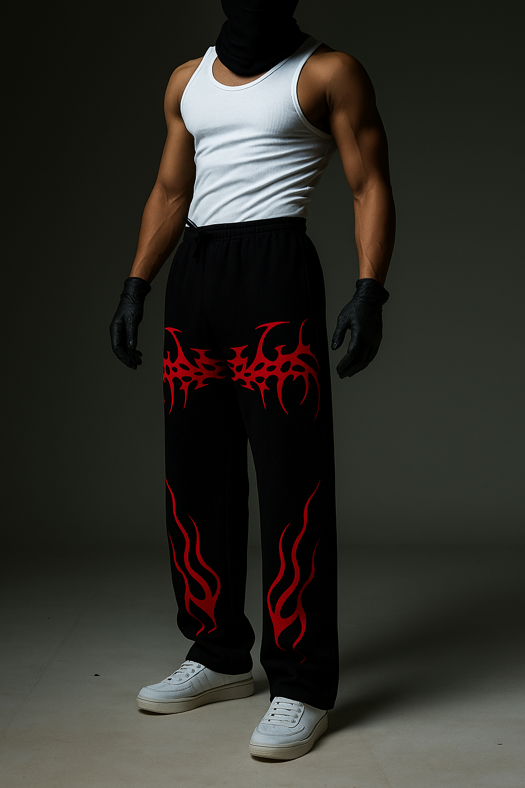 PLAID UNISEX BAGGY FIT SWEATPANTS