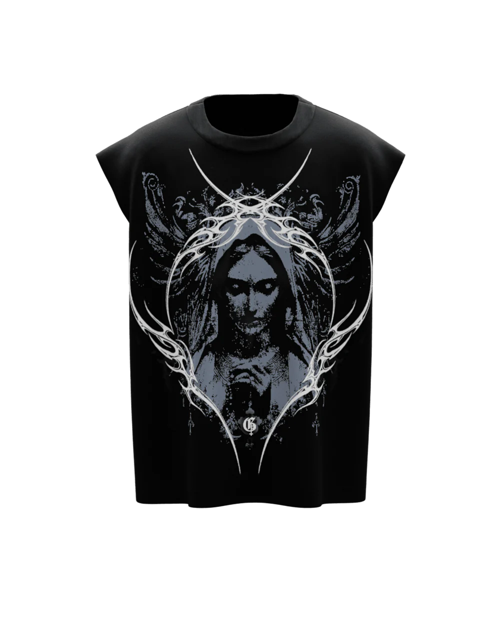 BLACK RUTHLESS BOXY VEST