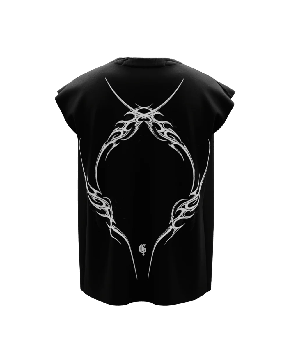 BLACK RUTHLESS BOXY VEST