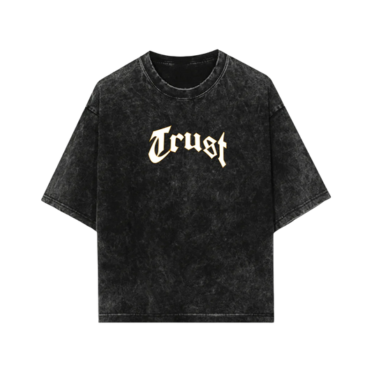 THE TRUST ACID WASH OVERSIZED TEE
