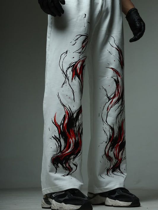PLAID UNISEX BAGGY FIT SWEATPANTS